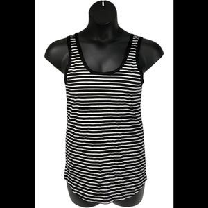 WE by Living in Yellow Slub Knit Tank Black/White - Regular